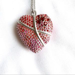 Swarovski Roxanne Crystal Heart Pendant